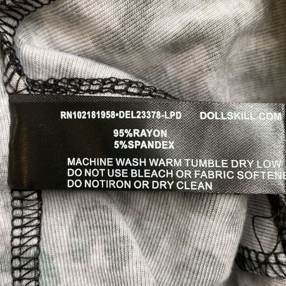 dELiA*s by Dolls Kill Leopard Print Lace-Trim Short Sleeve Tie Open Back Top - Picture 5 of 5